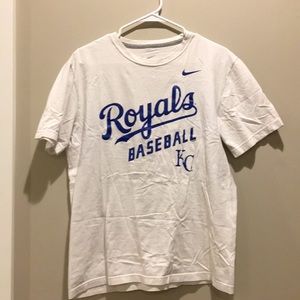 White KC Royals T-shirt